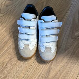 Isabel Marant White and Gray Sneakers